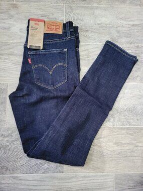 Jeans Levi's 311 Shaping Skinny Women's 6/28 Mid Rise Slimming Distressed NWT